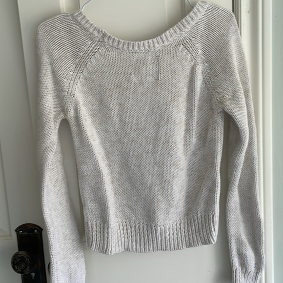 American Eagle small knit sweater cream/beige - Picture 4 of 4